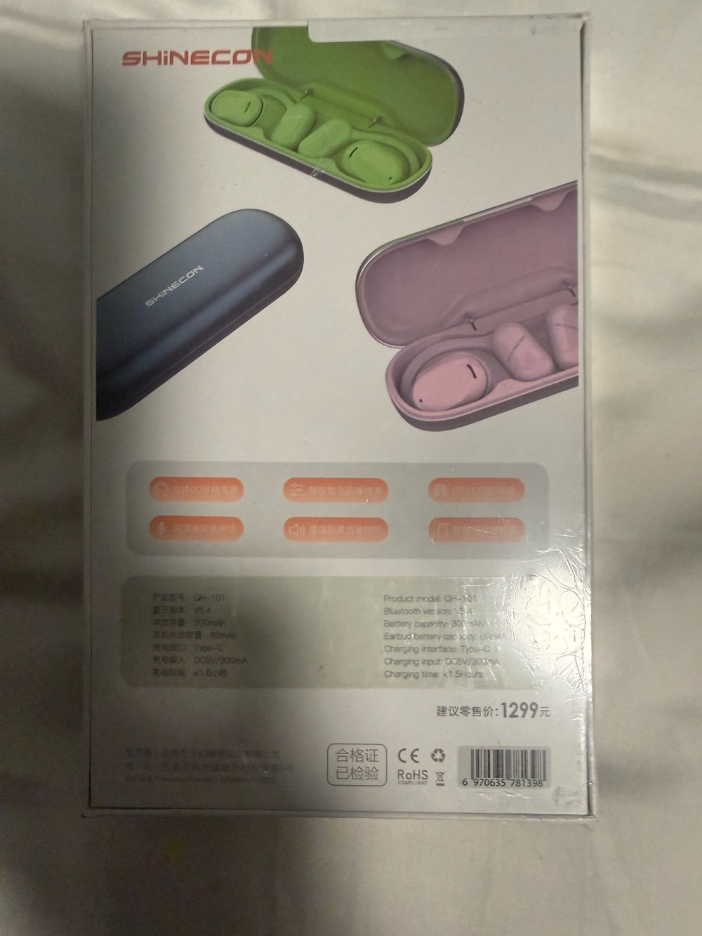 OWS Open Sport AI translation realtime Headphones in Pink! - Picture 3 of 5